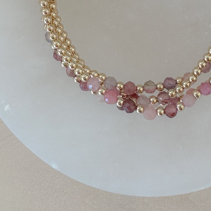 Rose Tourmaline Bracelet