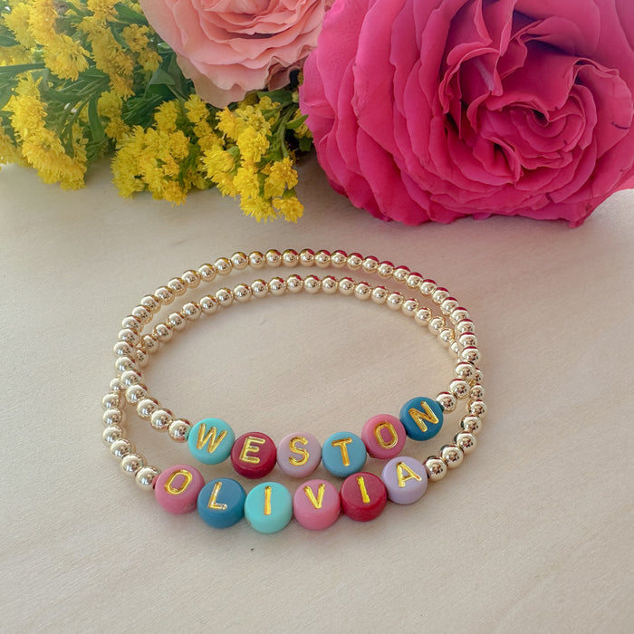 Name Bracelet - Rainbow