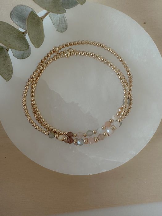 Autumn Moonstone Bracelet