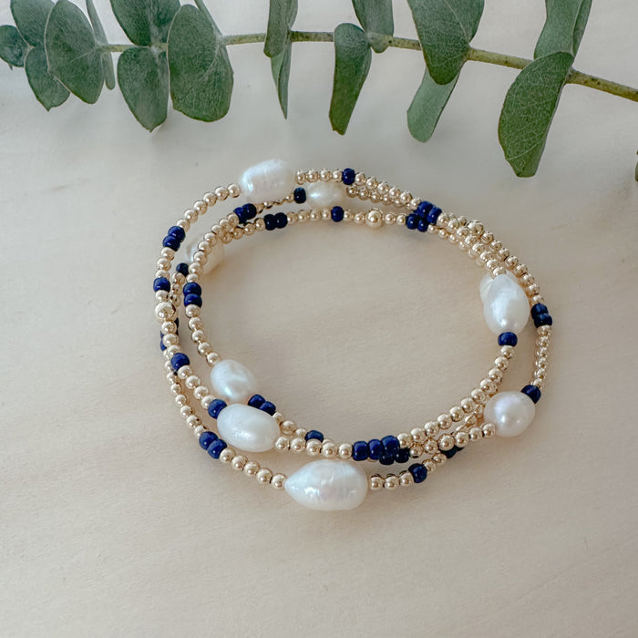 Poppy Pearl Stack Navy