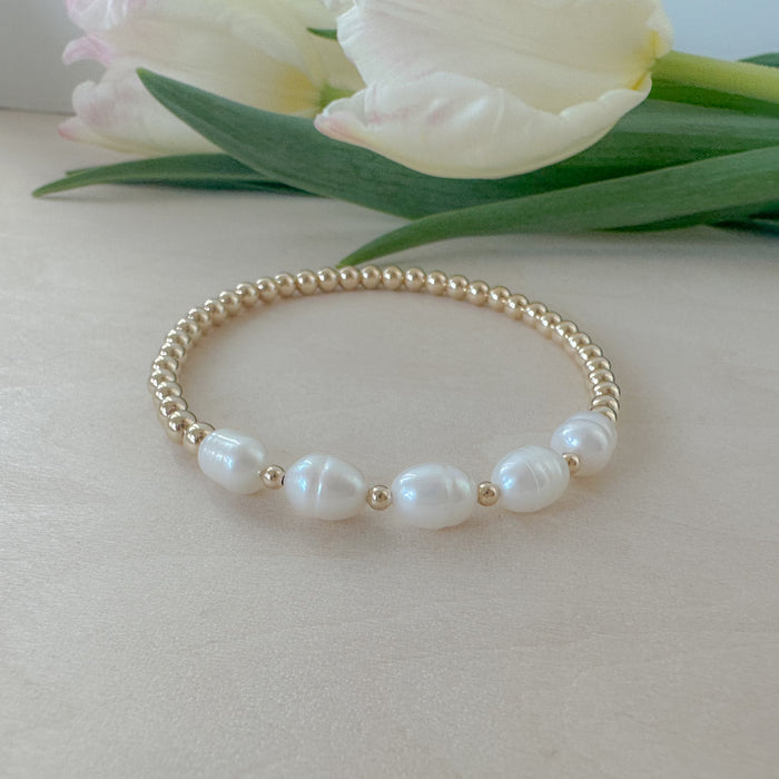 Amour Freshwater Pearl Bracelet