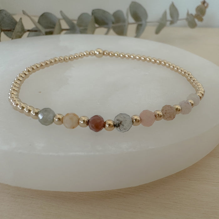 Autumn Moonstone Bracelet