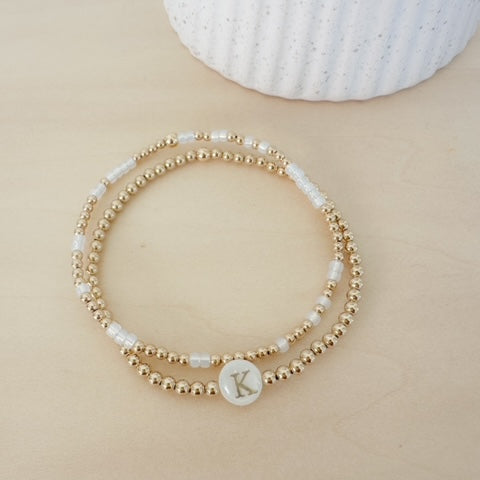 Celebrate your bestie with our Friendship Bracelet Stack Set. Stackable gold-filled and beaded bracelets, beautifully gift-ready, perfect for matching everyday style.