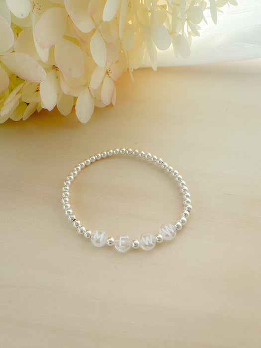 Silver Custom Name Bracelet