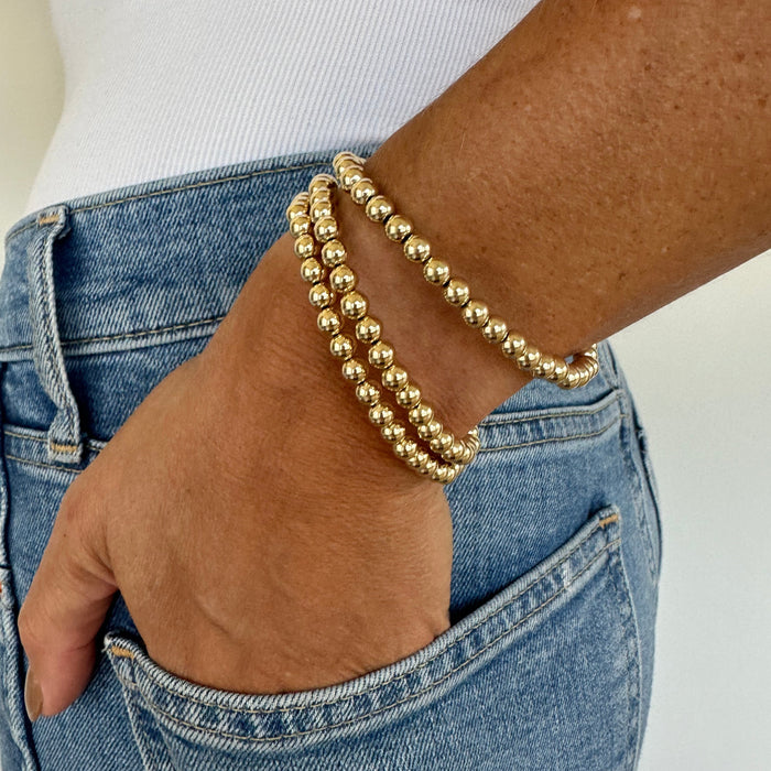 Stack in style with the 555 Stack—classic gold-filled or sterling silver bracelets perfect for minimalist, everyday, and giftable jewelry.