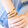 tigers eye stack of three bracelets 