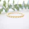every other gold and silver beaded bracelet 