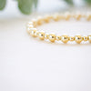 every other gold and silver beaded bracelet 