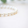 every other gold and silver beaded bracelet 
