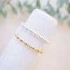 every other gold and silver beaded bracelet 
