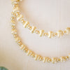 every other gold and silver beaded bracelet 