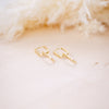 Double Link Earrings – gold-filled statement earrings with a sleek modern design. Lightweight, tarnish-resistant, and perfect for office, evening, or everyday wear.