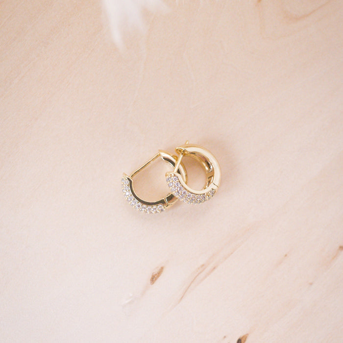 shimmer huggies on wood background