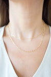 our new everyday essential ✨ A gold-filled paperclip chain that’s durable, chic, and made for daily wear—minimal or layered.