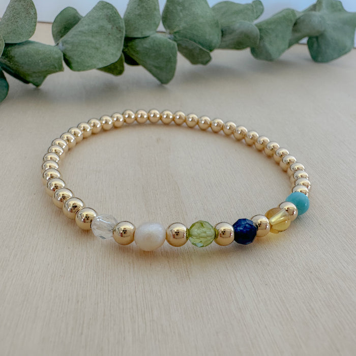 Family Birthstone Bracelet