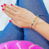 Our Family Birthstone Bracelet is a heartfelt piece of personalized jewelry—crafted with gold-filled beads and up to 20 meaningful birthstones for loved ones.