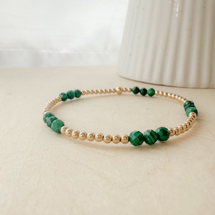 Gemma Malachite Bracelet