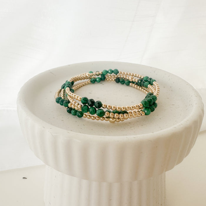 Gemma Malachite Bracelet