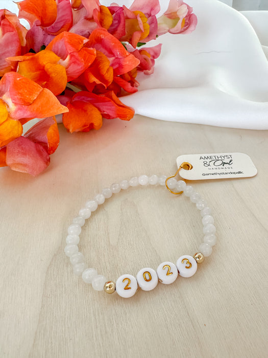 Moonstone Name Bracelet