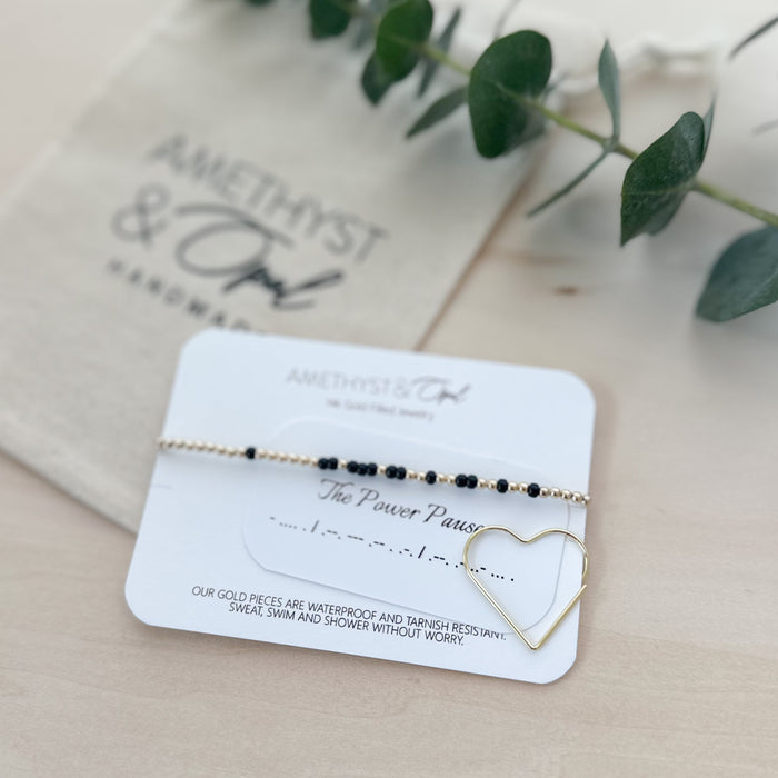 Dainty Morse Code Bracelet - Coming Soon (Preorders Available)