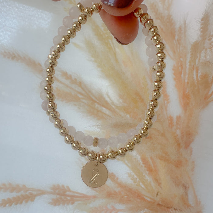Letter Disc Bracelet