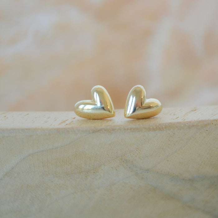 Puffy Heart Stud