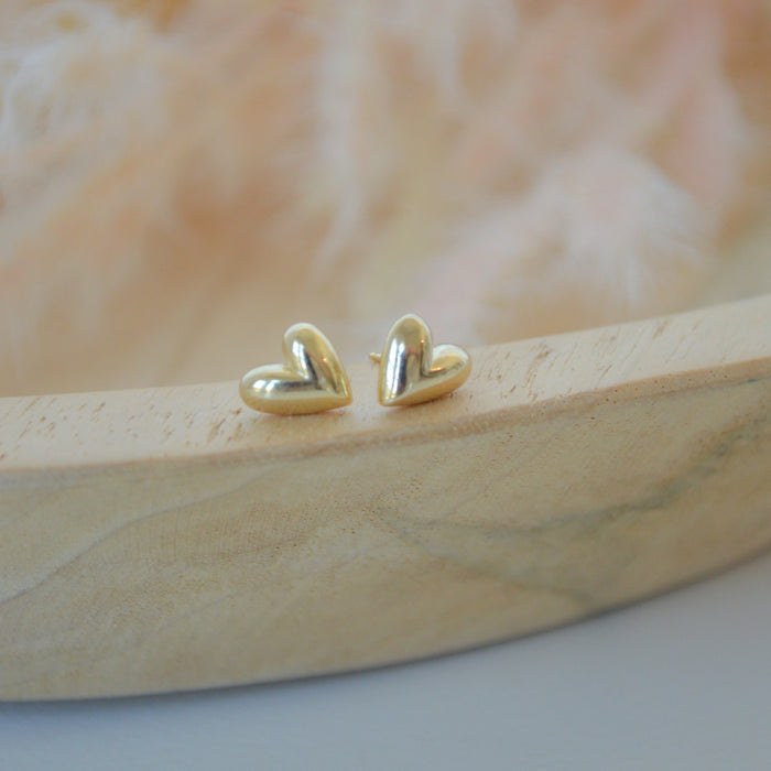 Puffy Heart Stud