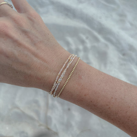 Siesta Key Bracelet Stack: sun-soaked, sandy tones for easy layering and endless summer vibes wherever you go.