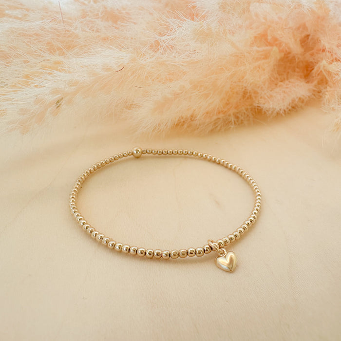 Tiny Heart Charm Bracelet