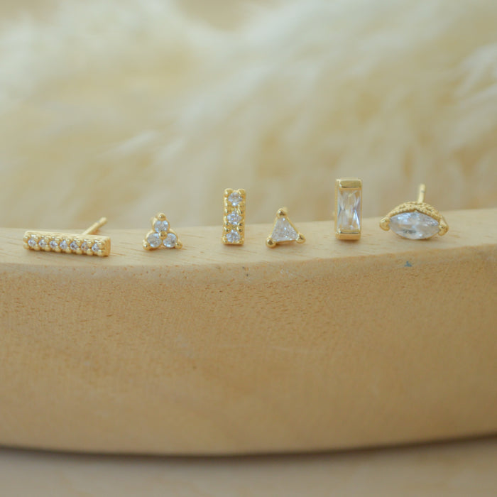 Vintage Marquise Stud