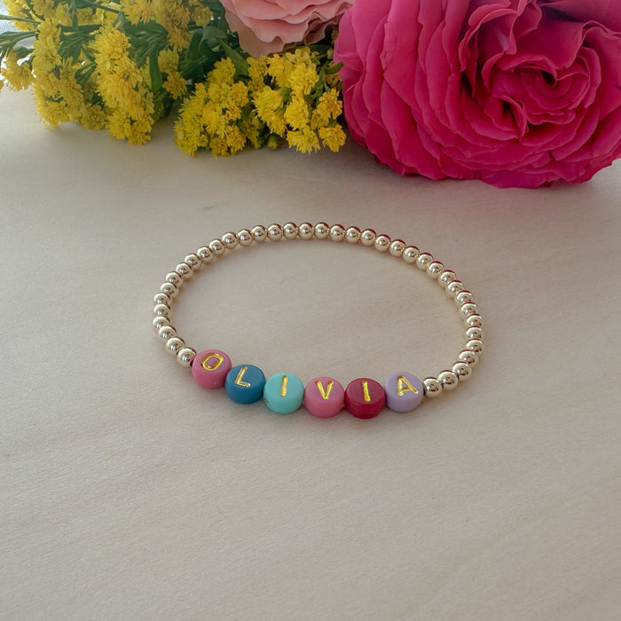 Name Bracelet - Rainbow