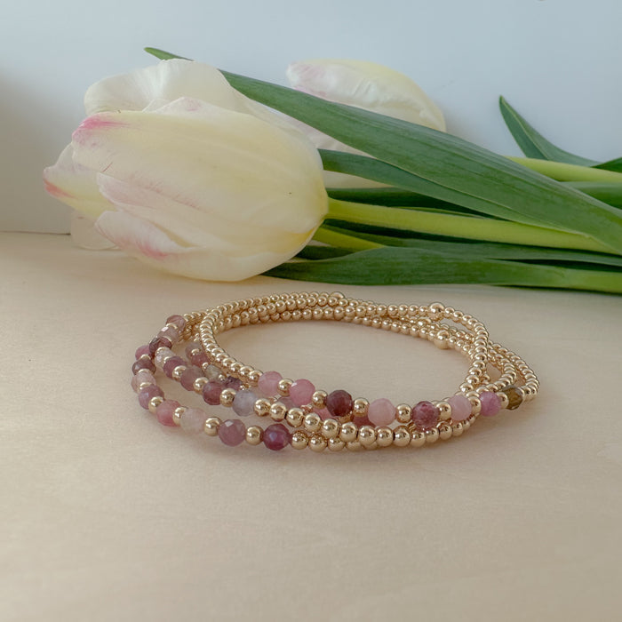 Rose Tourmaline Bracelet