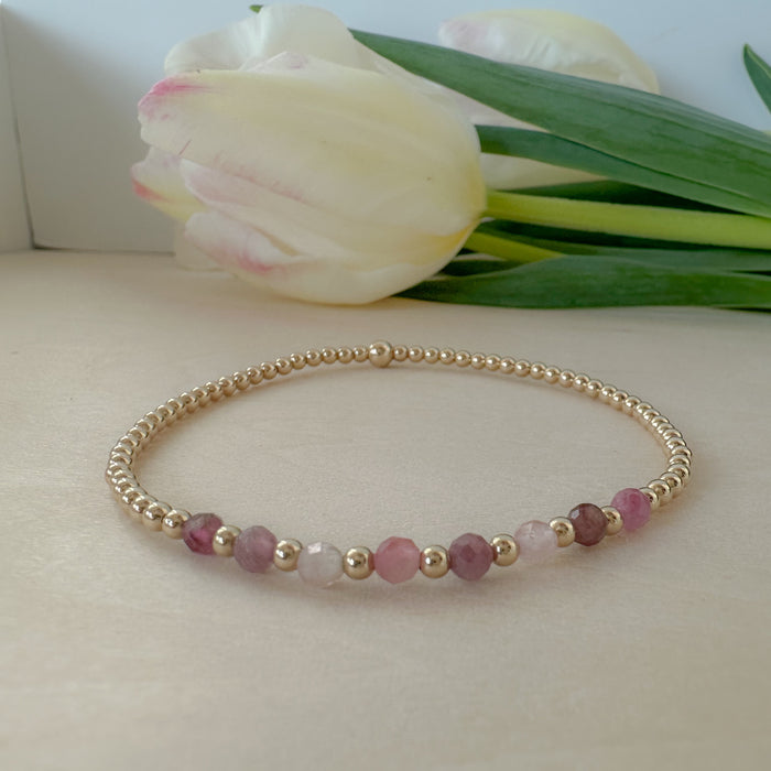 Rose Tourmaline Bracelet