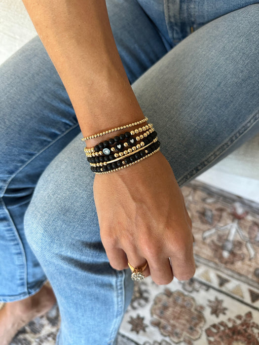 Onyx Bracelet Stack