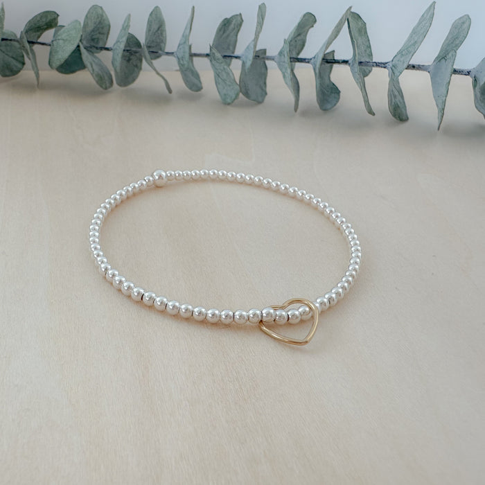 Open Heart Bracelet