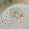 Paperclip Hoops – lightweight gold-filled earrings with timeless, elevated style. Perfect for everyday wear, stacking, or adding modern minimal elegance.